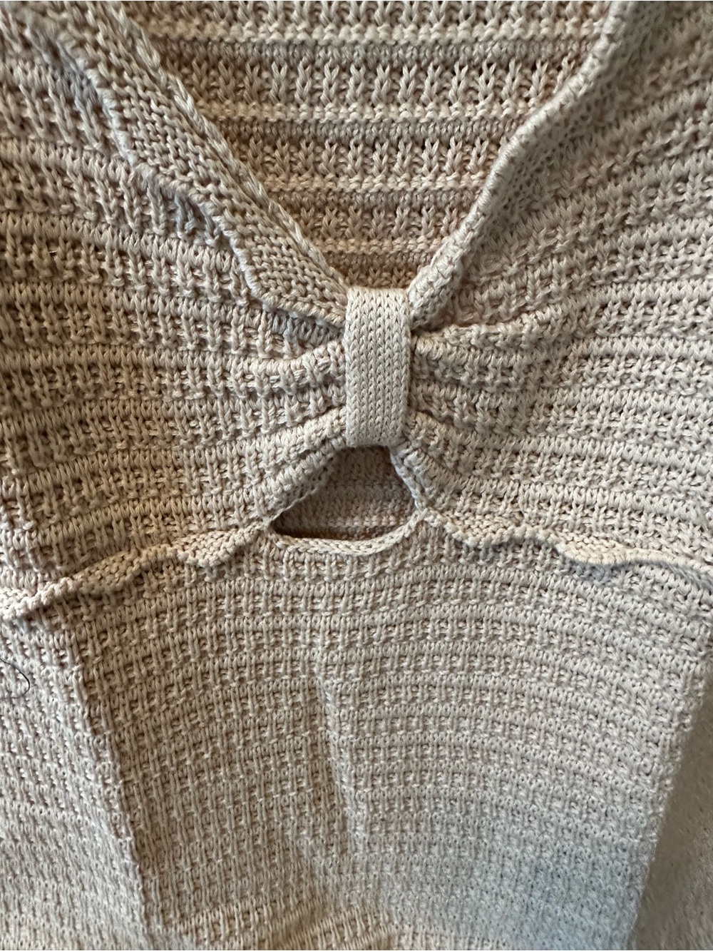 NWOT OLI & HALI CROCHET CREAM TOP - Picture 4 of 6